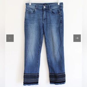 Ann Taylor Factory Stitched Hem Jeans